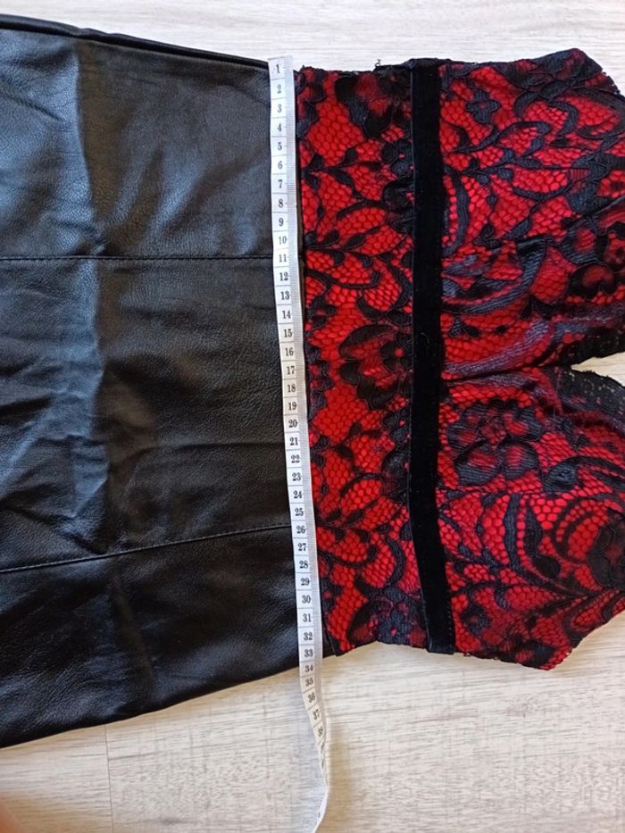 Robe S 36 M 38  sexy dentelle rouge et noir - photo numéro 17