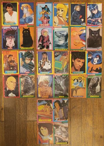 Lot de 28 anciennes fiches Dorothée magazine 1990 vintage