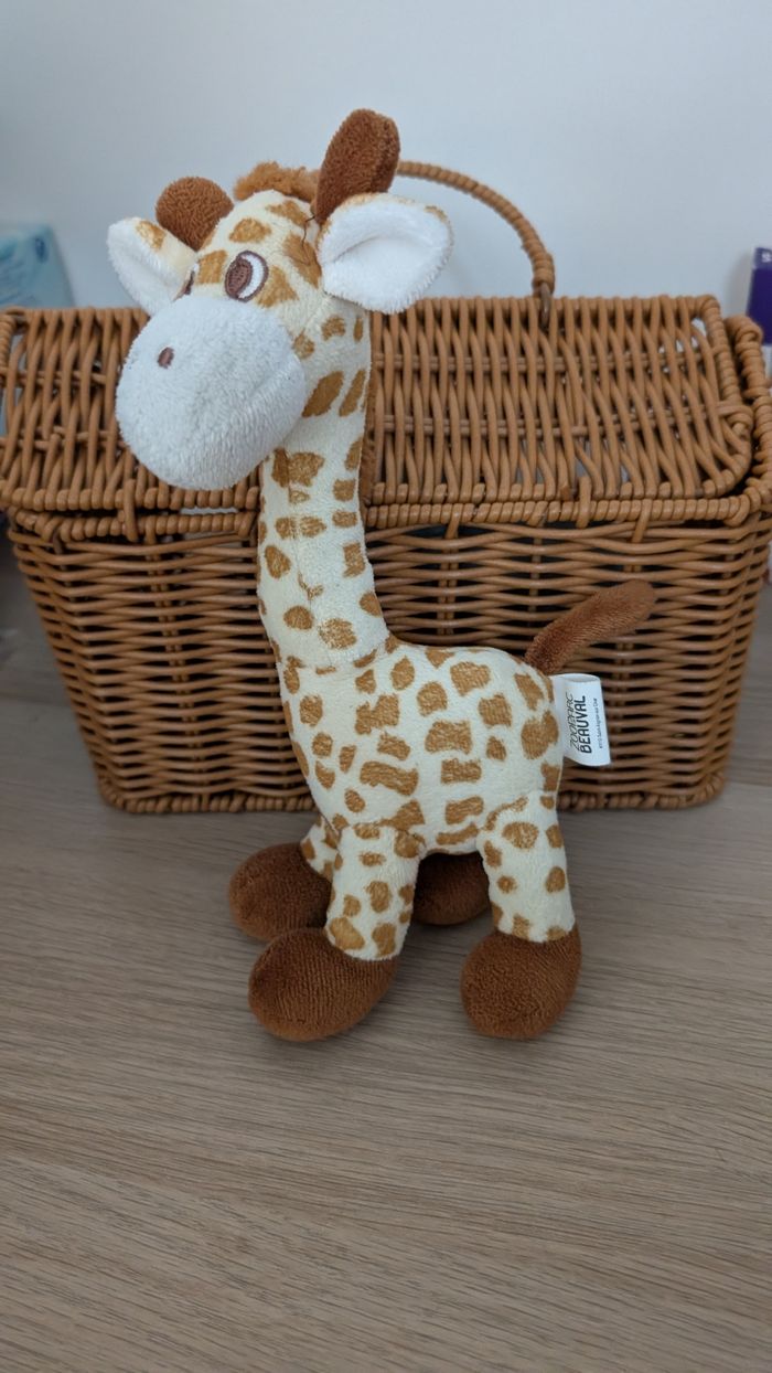 Petite peluche doudou girafe zoo de beauval - photo numéro 4