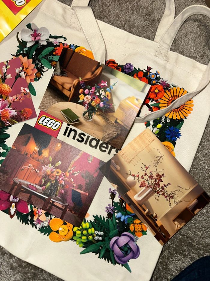 Tot Bague LEGO Insiders exclusif botanicals + 4 cartes postales Lego - photo numéro 3