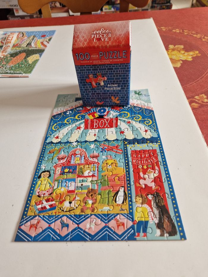 Mini puzzle 100 pièces.  Eeboo. Dd1131 - photo numéro 2