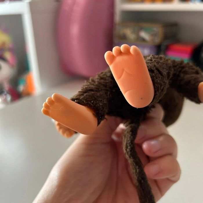 Peluche kiki le vrai singe vintage v - photo numéro 7