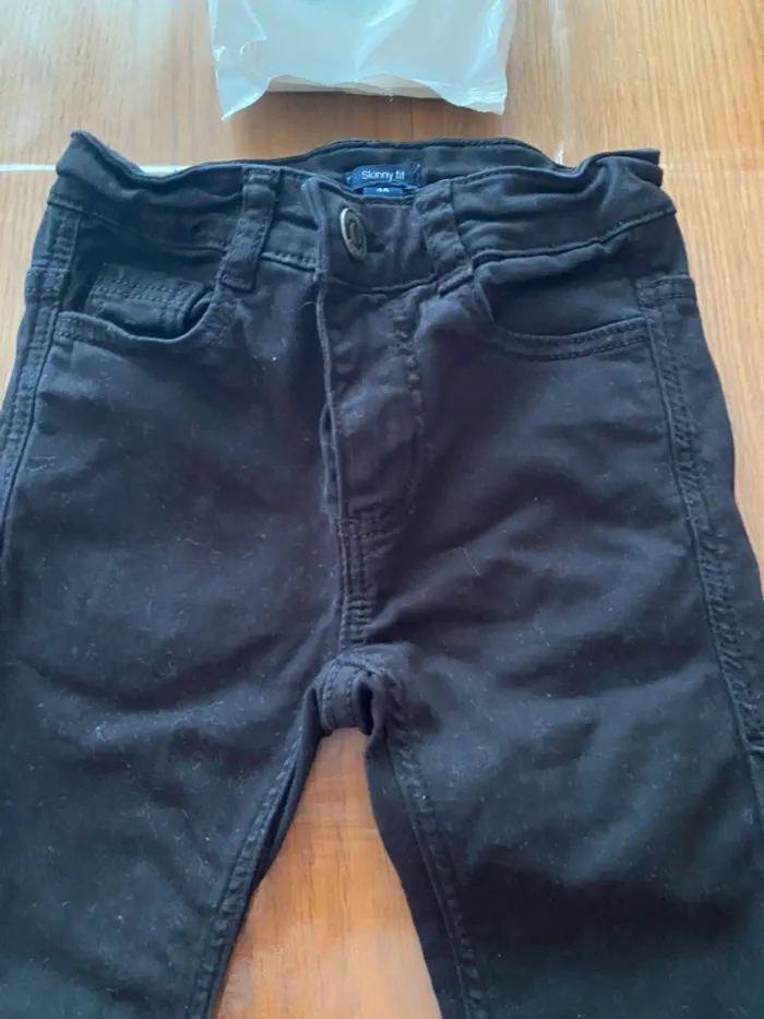 Jean Skinny noir garçon - Taille 4 ans - photo numéro 2