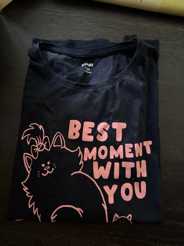 Lot tee-shirts fille manches courtes 12 ans - photo numéro 4