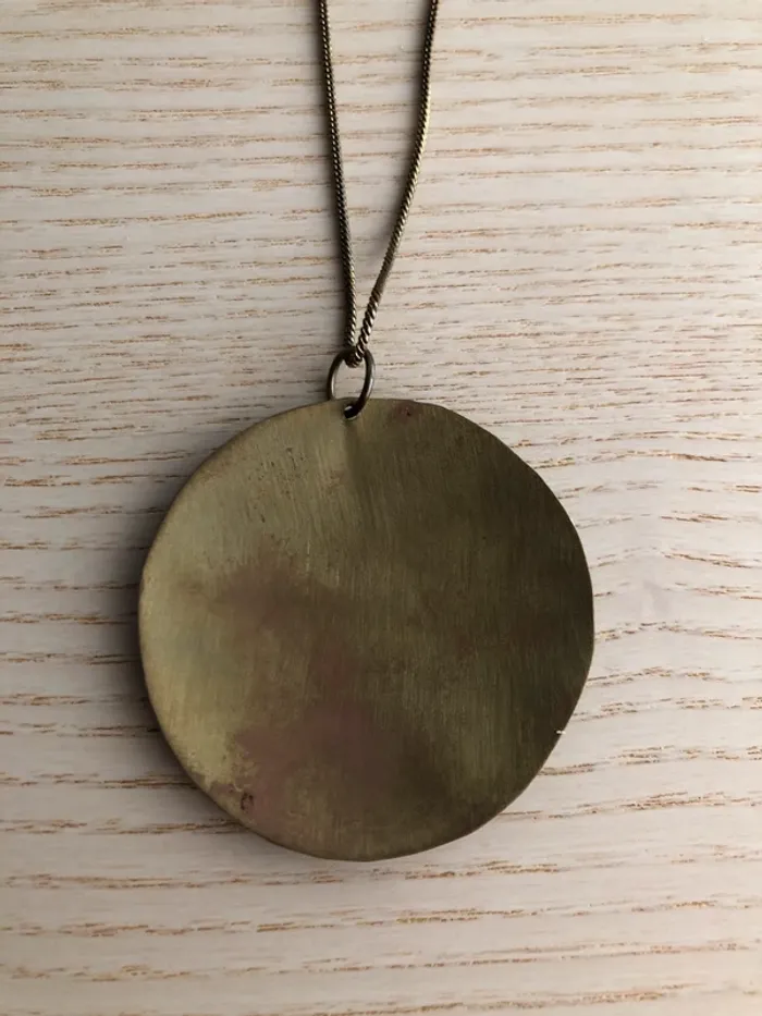 Collier vert imprimé - photo numéro 3