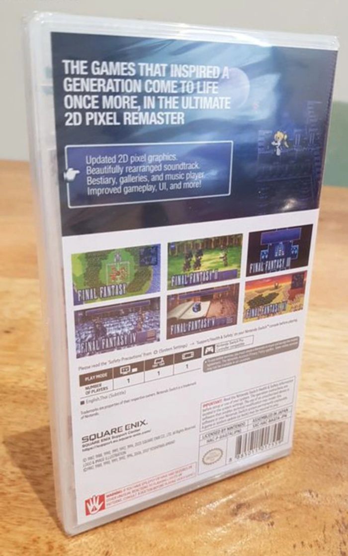 Final Fantasy Pixel Remaster Nintendo Switch - photo numéro 2