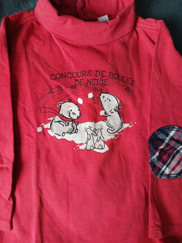 T-shirt col roulé 18M - photo numéro 2