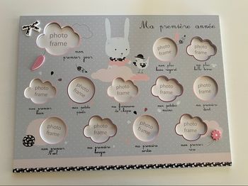 Pèle mêle - Ma première année Collection Miss Chipie / Miss Fleur de Lune de Sauthon