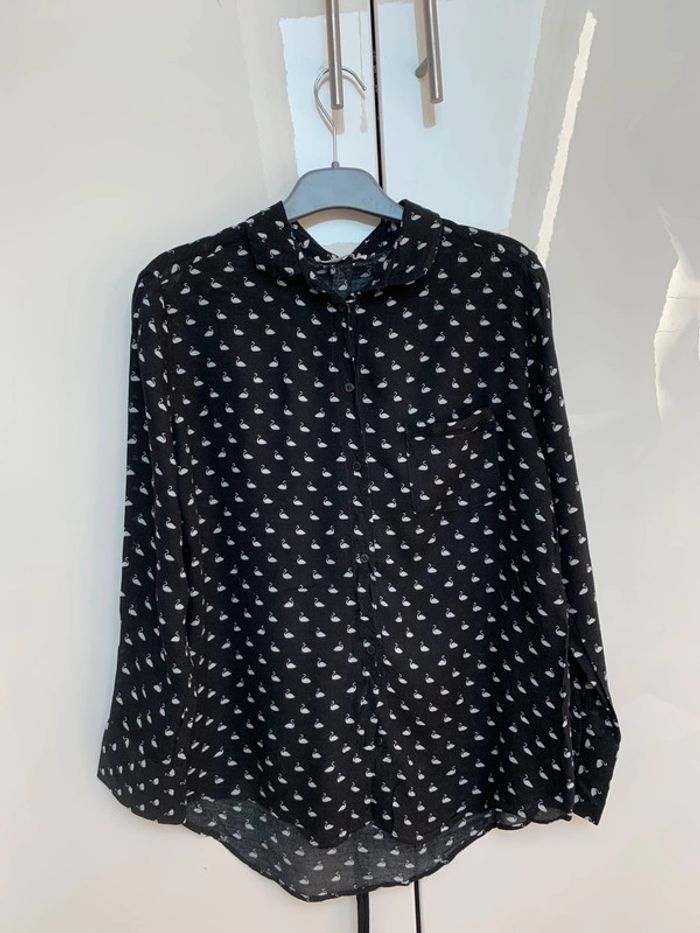 Chemise élégante noire