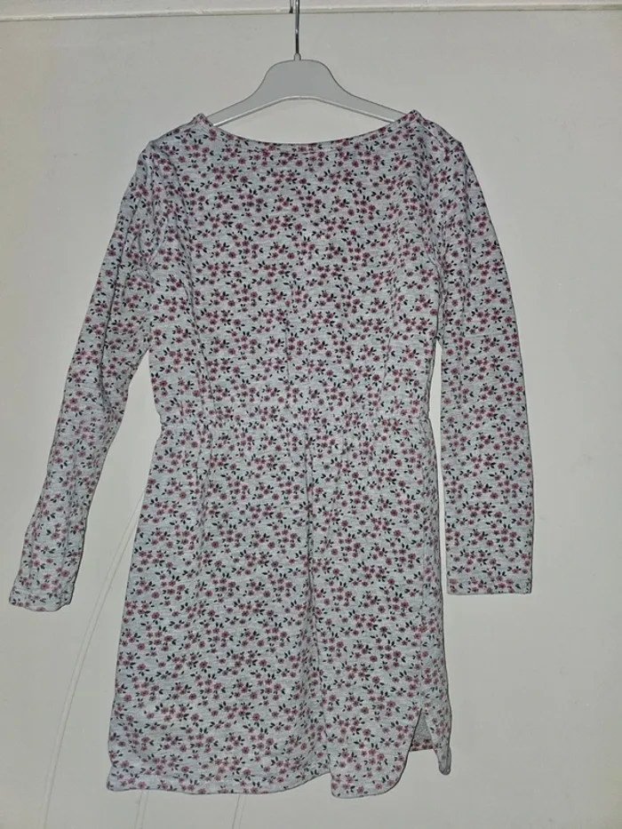 Robe sweat fleurie 8 ans - photo numéro 2