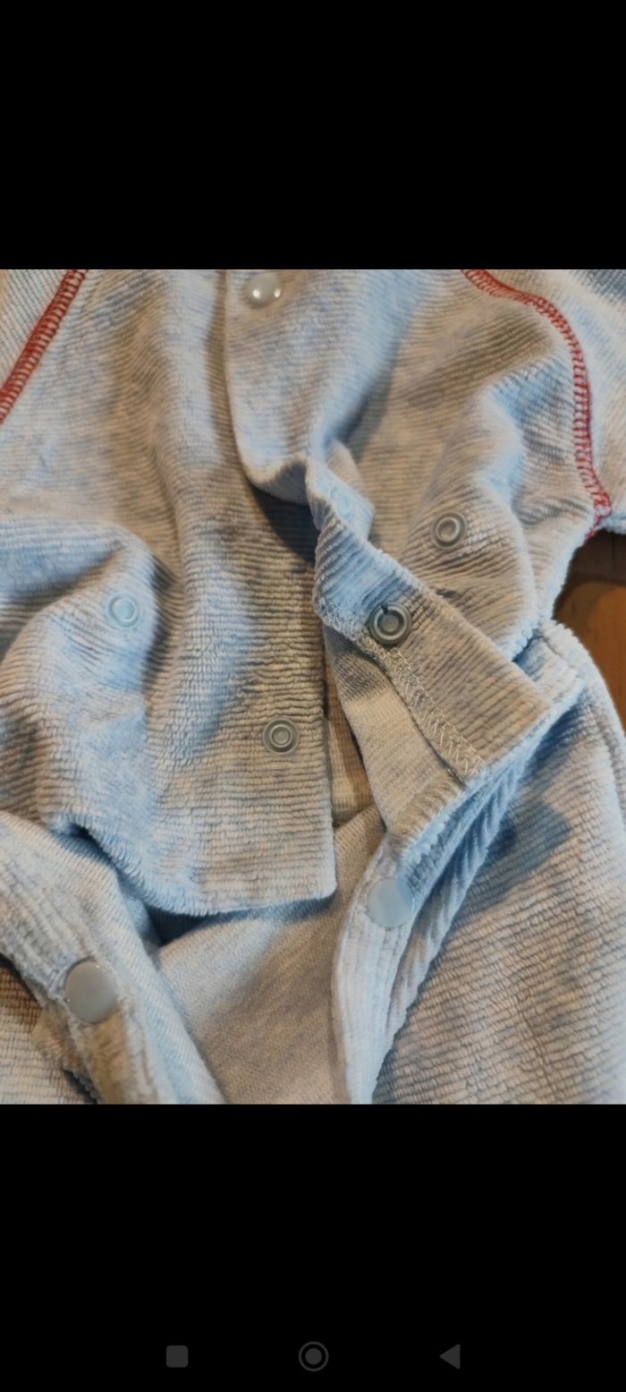 4 pyjamas garçon  en velours 3 mois - photo numéro 9