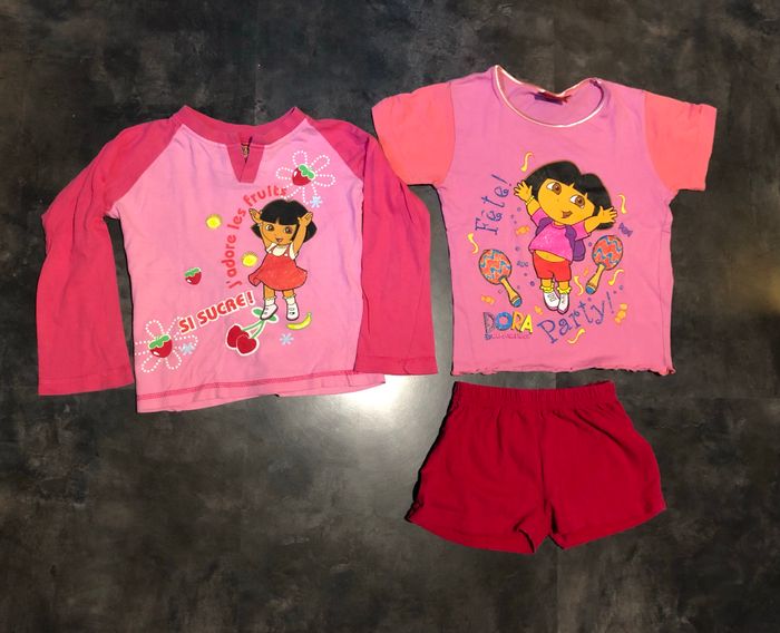 Lot Pyjamas dépareillé Dora 5/6 ans
