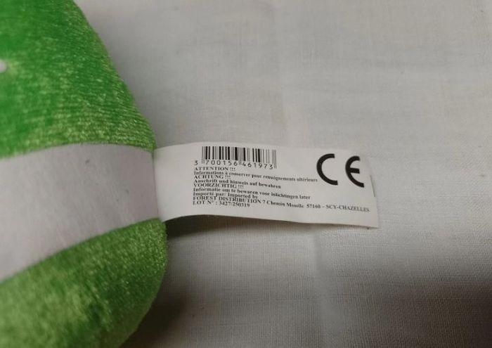 Peluche ballon de rugby - photo numéro 3