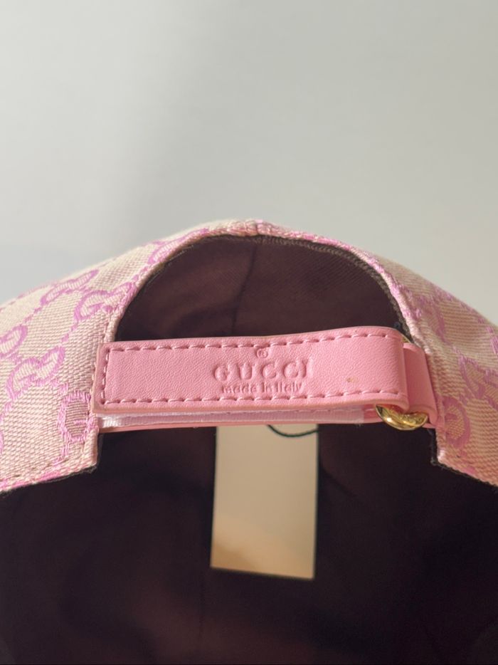 Casquette Gucci rose - photo numéro 5