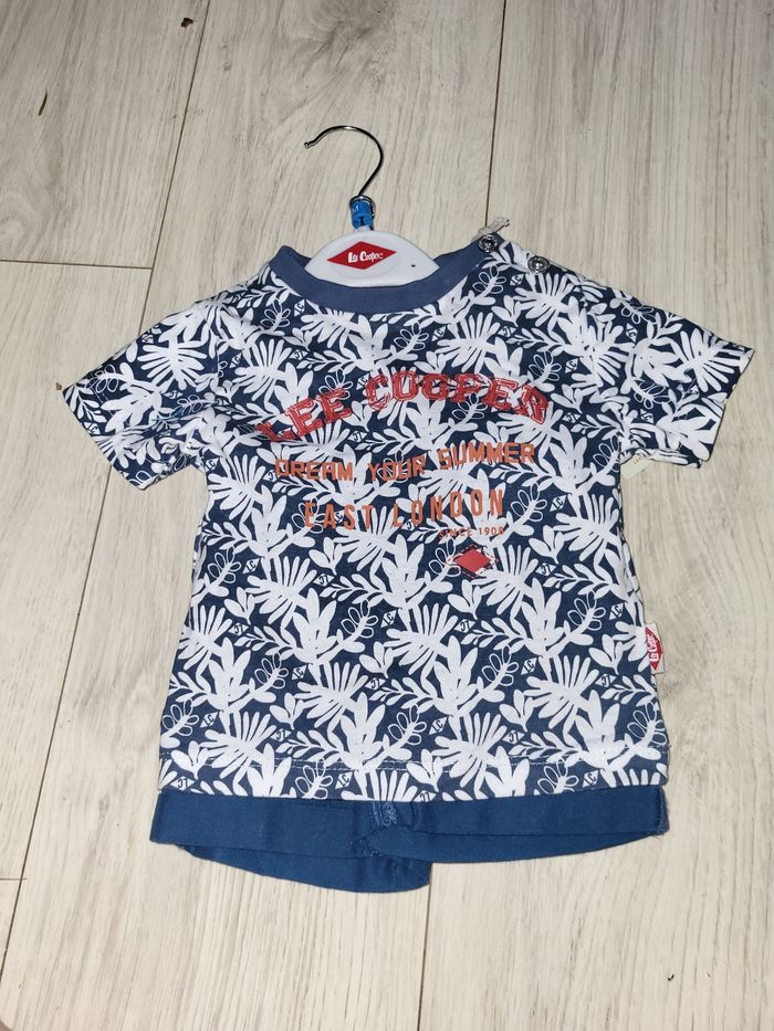 Ensemble tee-shirt et short été garçon neuf