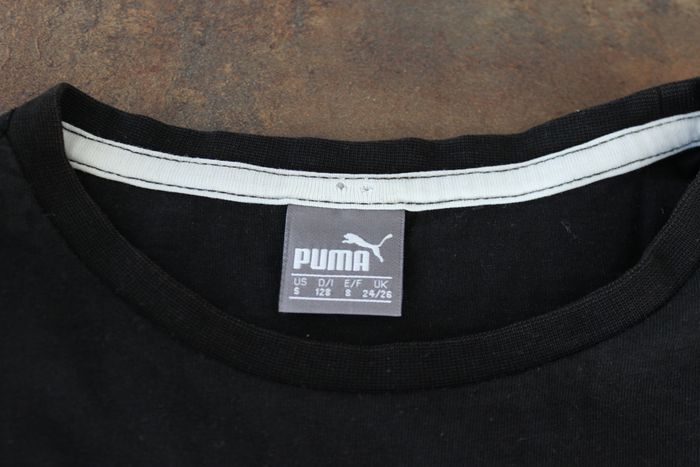 T-shirt noir à manches longues Puma garçon 8 ans - photo numéro 4