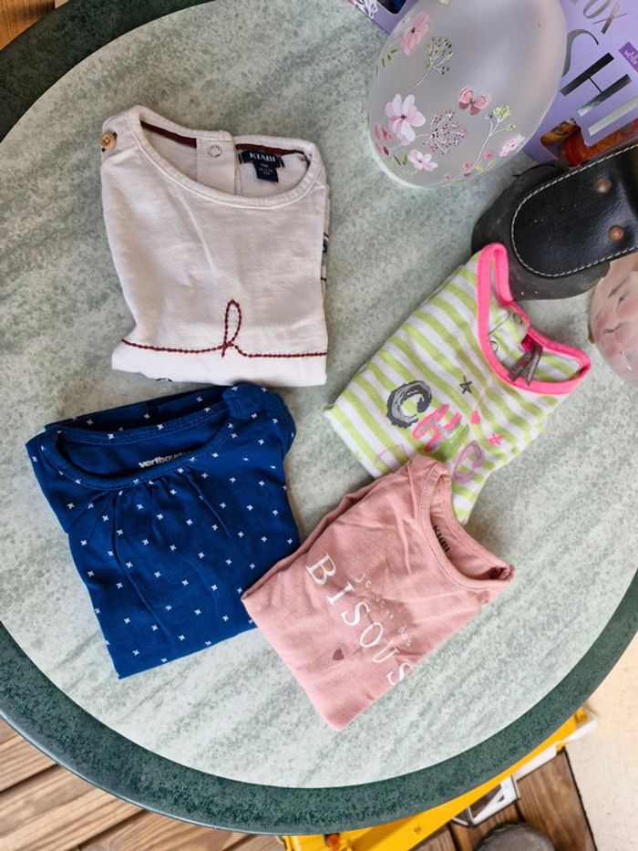 Lot de 4 tee shirts filles.  Verbaudet - photo numéro 10