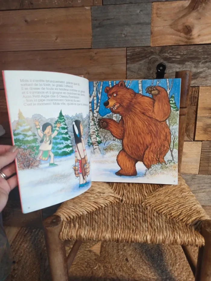 Livre revue Les belles histoires Un grizzly chez les Indiens tbe - photo numéro 5