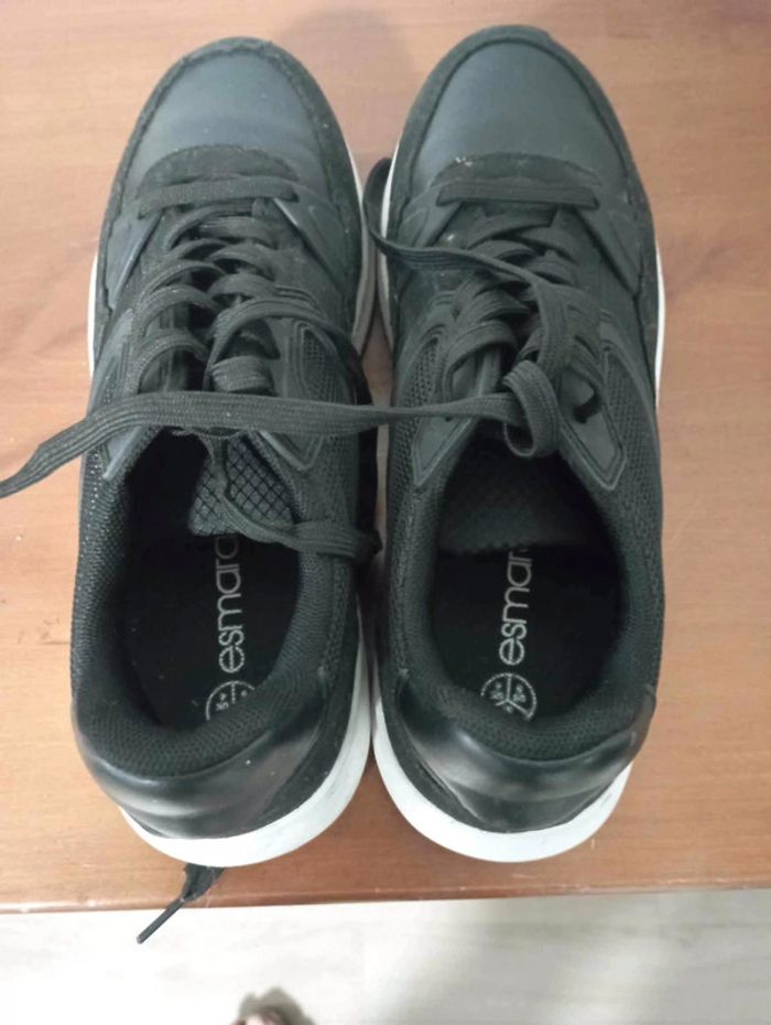 Chaussures fille noire taille 37 marque esmara très bon état porté quelques fois seulement. - photo numéro 3