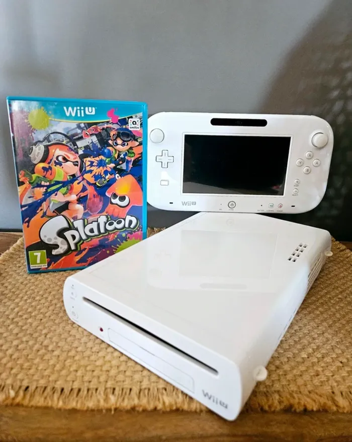 Nintendo Wii U blanche # Pack Splatoon #