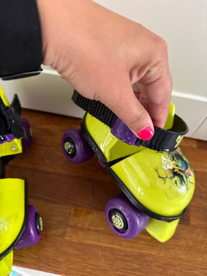 Patins à roulette 4 roules tortue ninja - photo numéro 3
