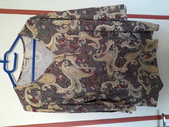 Pull imprimé vinage 