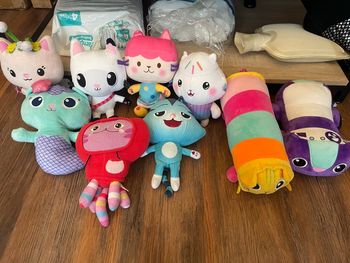 Lot peluches gabby chat