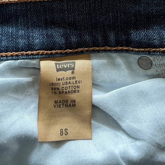 Jean/pantalon bleu Levi's 515 Bootcut/flare/évasé, femme, taille : W 28 (38 taille française) - photo numéro 8
