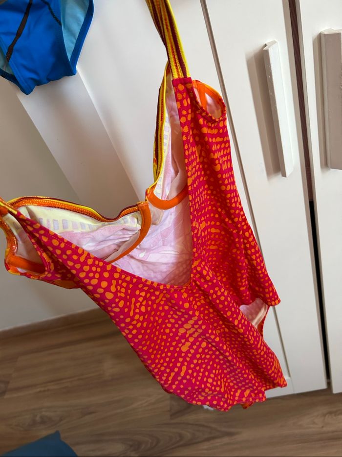 Lot de 3 maillots de bain 1 pièce à motifs Naturana Taille 38 - photo numéro 4