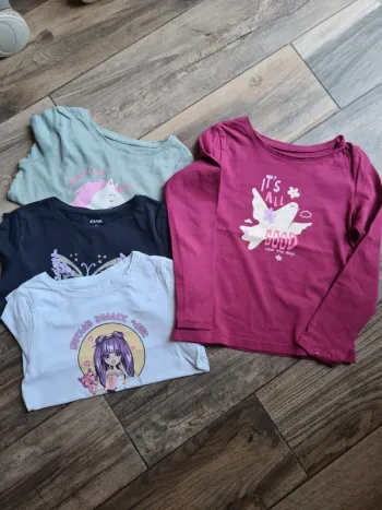 Lot 4 tee-shirts 5 ans kiabi