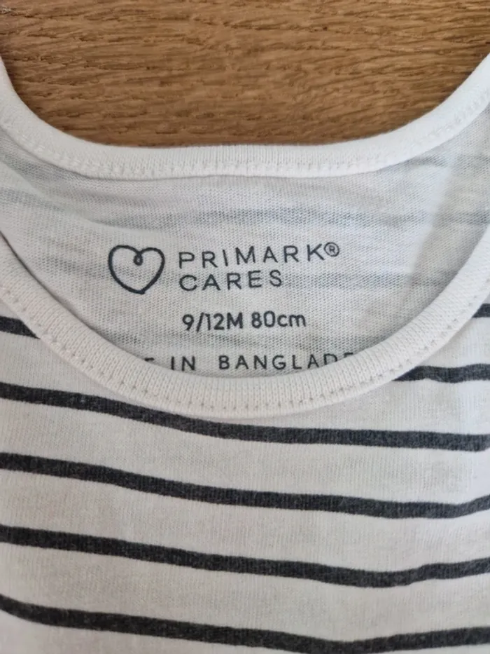 Robe marinière - Taille 9 12 mois 80cm - Primark - photo numéro 4