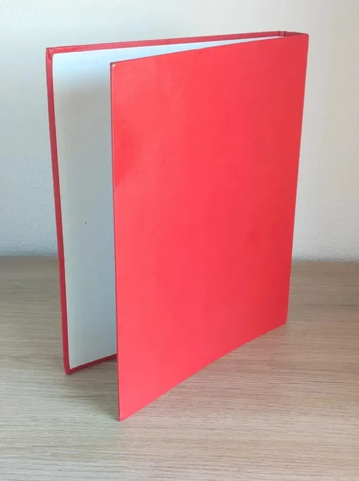 Classeur 4 anneaux carton rouge / Krause - A4 / Dos 40mm - photo numéro 2