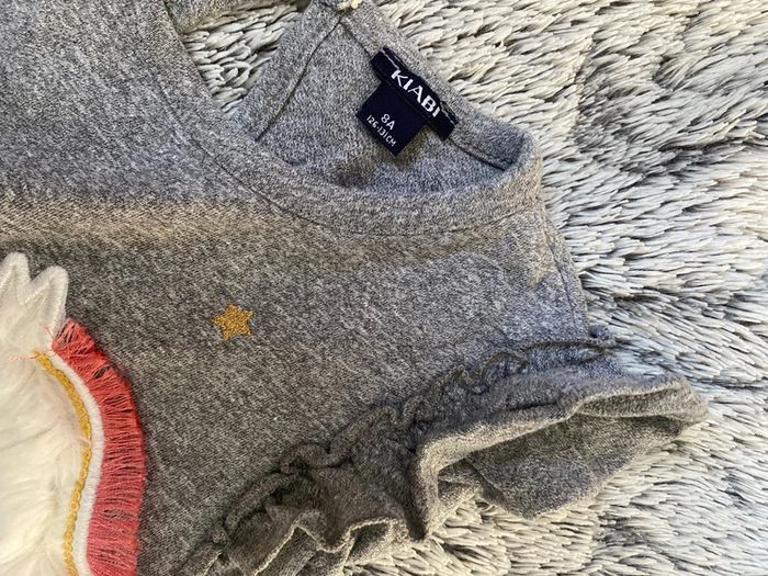 Robe Kiabi grise - 8 ans - photo numéro 3