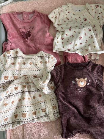Lot de 4 pyjamas 3 mois Kiabi 