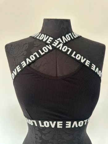 Brassière noire Love