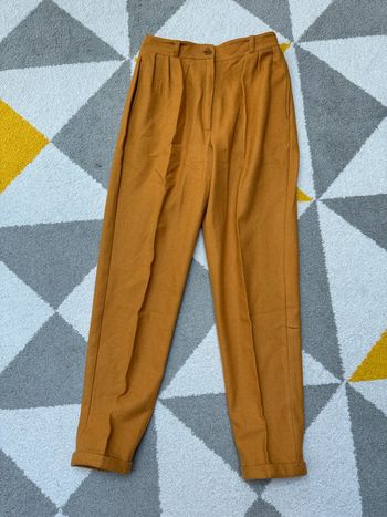 Pantalon chino vintage en laine Grant Taille 38
