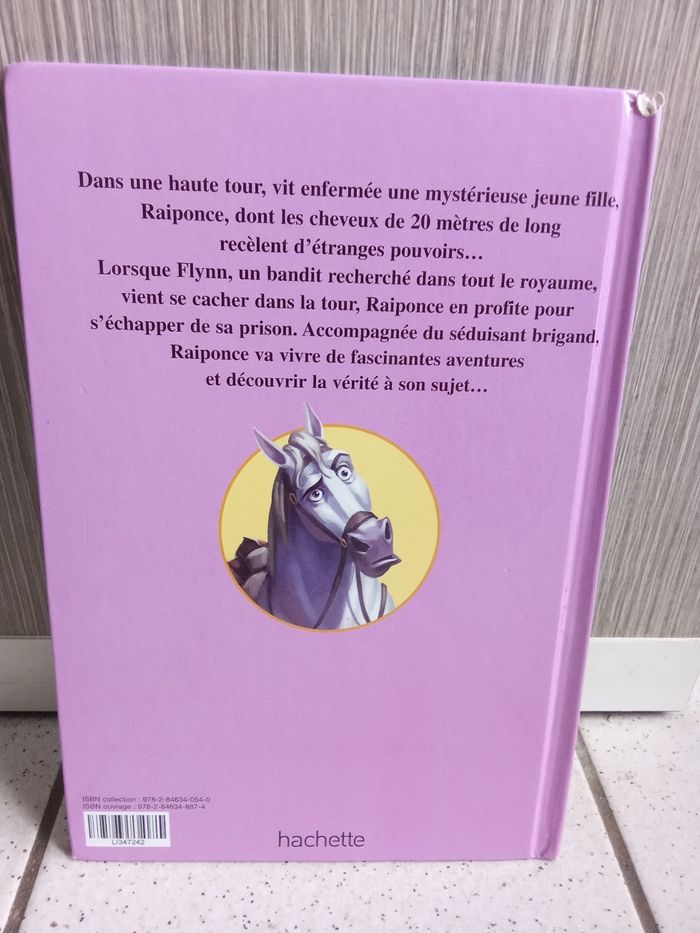 Livre Disney clu livre le livre  raiponce - photo numéro 2