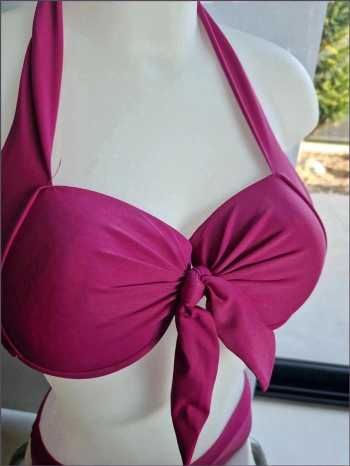 Maillot de bain deux pièces - Taille 36 - Lagon bleu - photo numéro 3