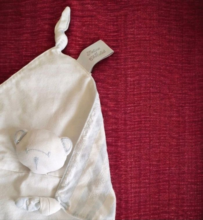 Doudou ourson plat Tartine et Chocolat - photo numéro 3