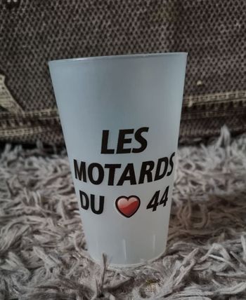 Verre en plastique 33cl (Les Motards du 44)