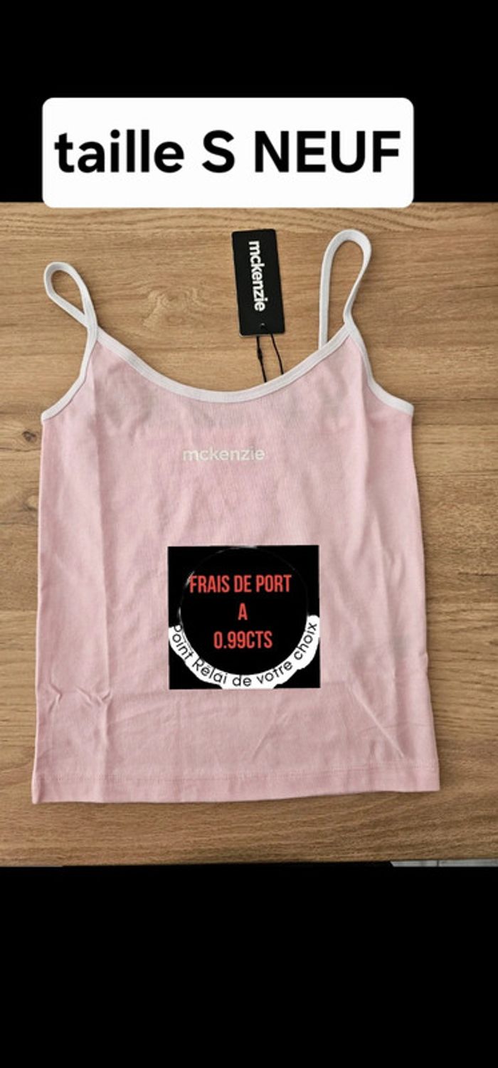 Débardeur fille adolescente femme Taille S rose neuf