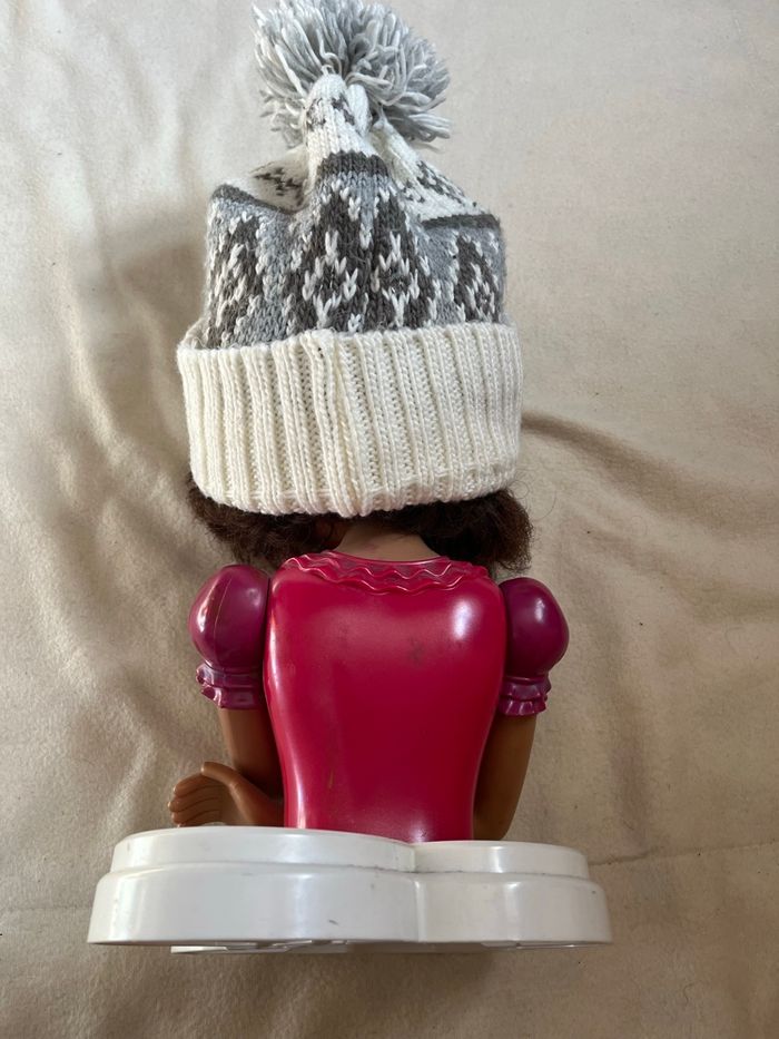 Bonnet laine avec pompon 54 cm - photo numéro 4