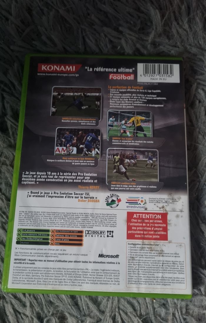 Jeu Xbox Pro Evolution Soccer 5 - photo numéro 2