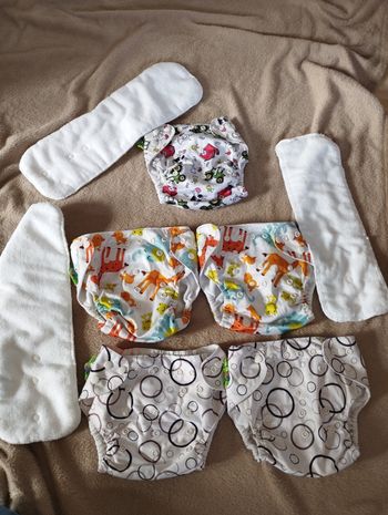 Lot 5 Couches lavables évolutives b'bies