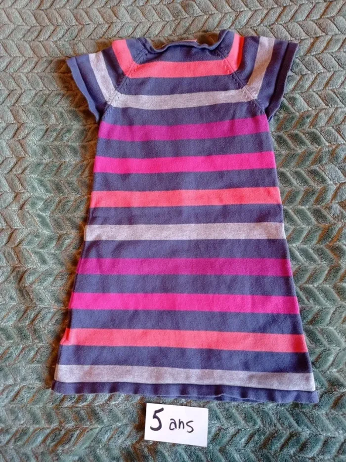 Robe-pull rayée 6 ans - photo numéro 2