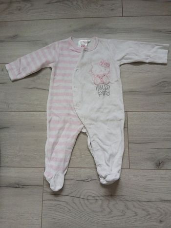 Pyjama velour ~ Hello Kitty ~ 6mois