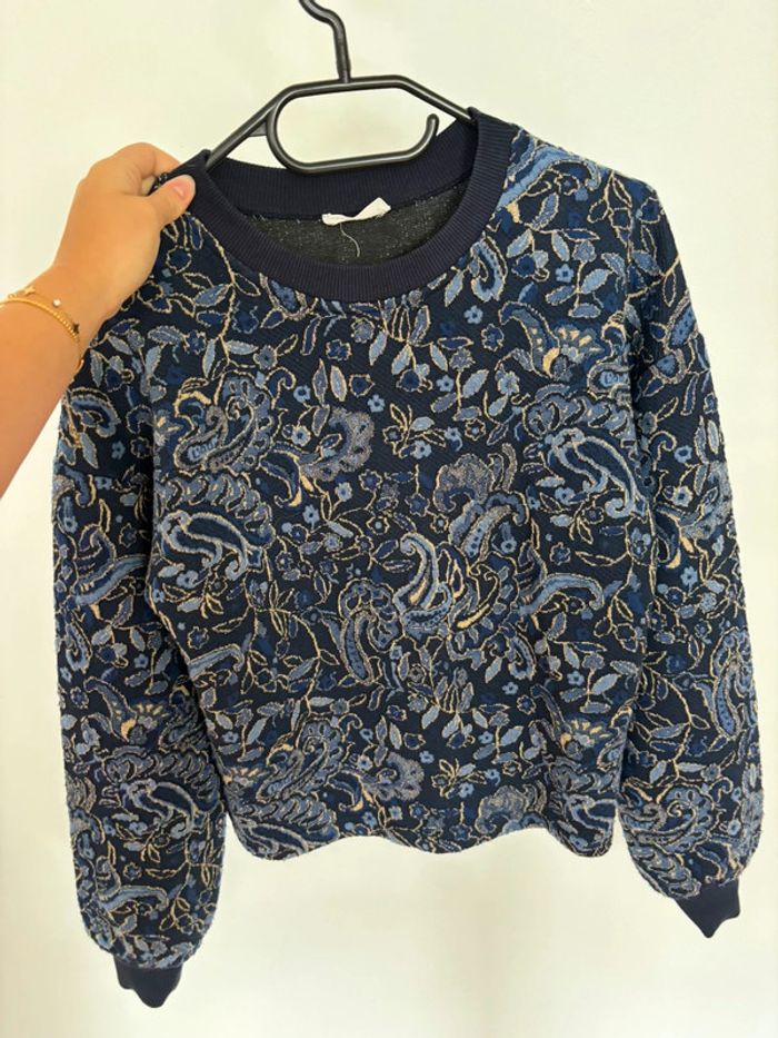 Sweat bleu marine - photo numéro 2