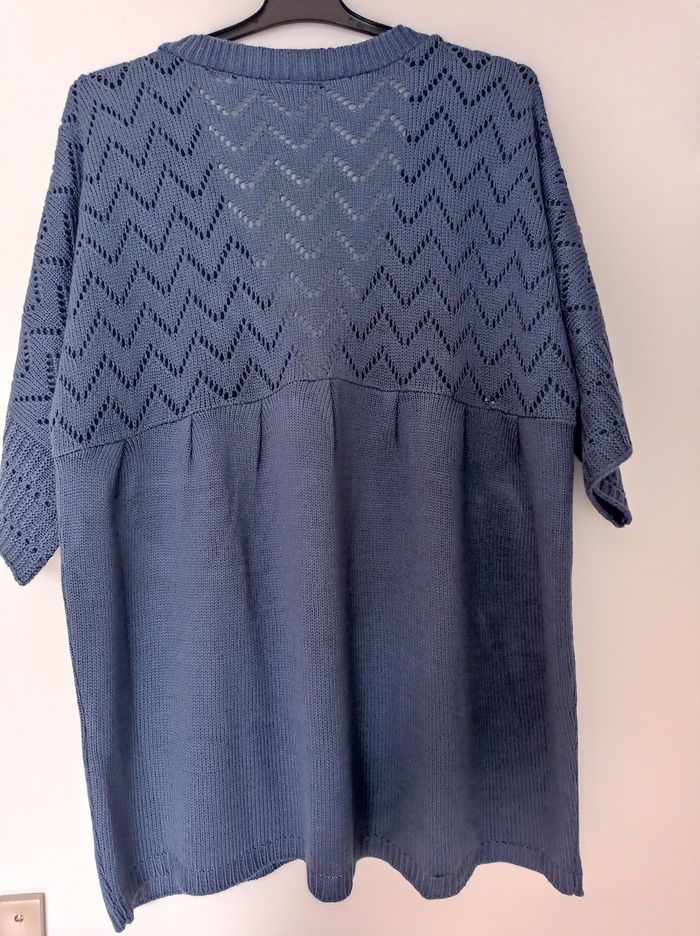 GILET BLANCHEPORTE Bleu. - photo numéro 2