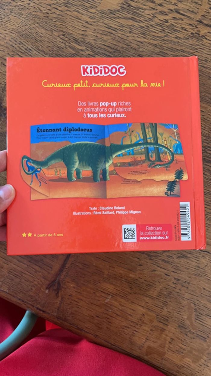 Livre kdidoc dinosaure - photo numéro 4