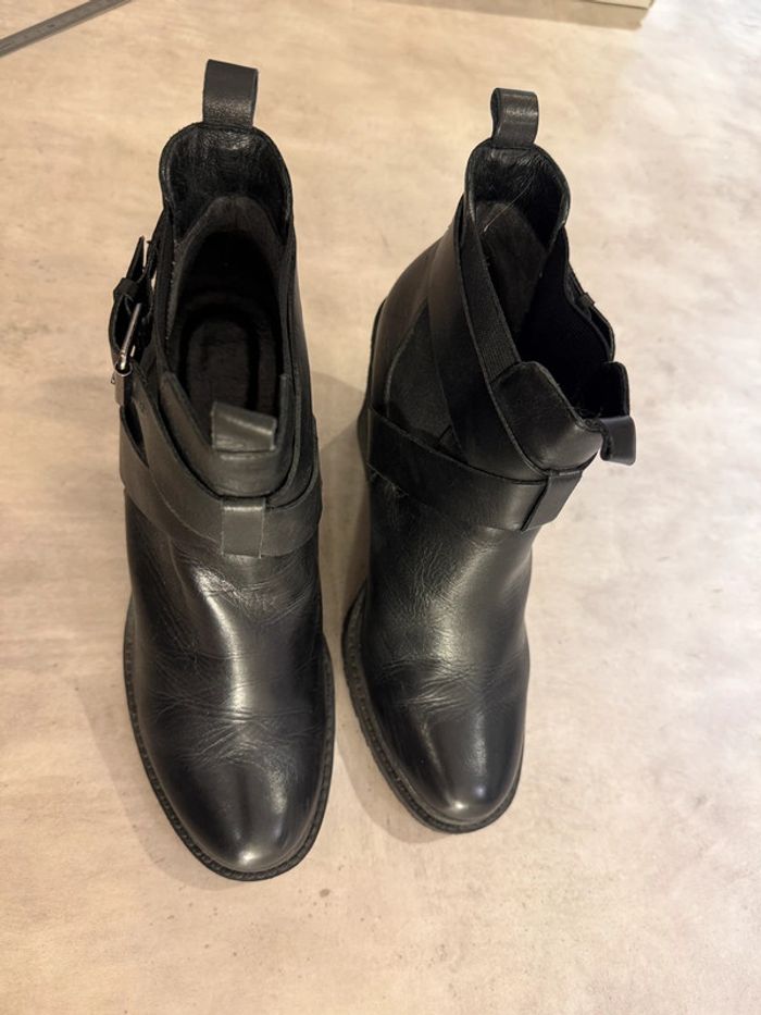 Bottines en cuir André pointure 38 - photo numéro 7